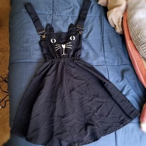Kitty Face Suspender Dress